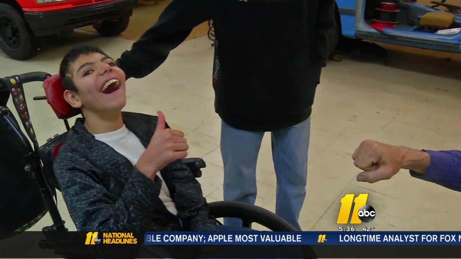 Good Samaritan finds, repairs child's wheelchair ABC11 RaleighDurham