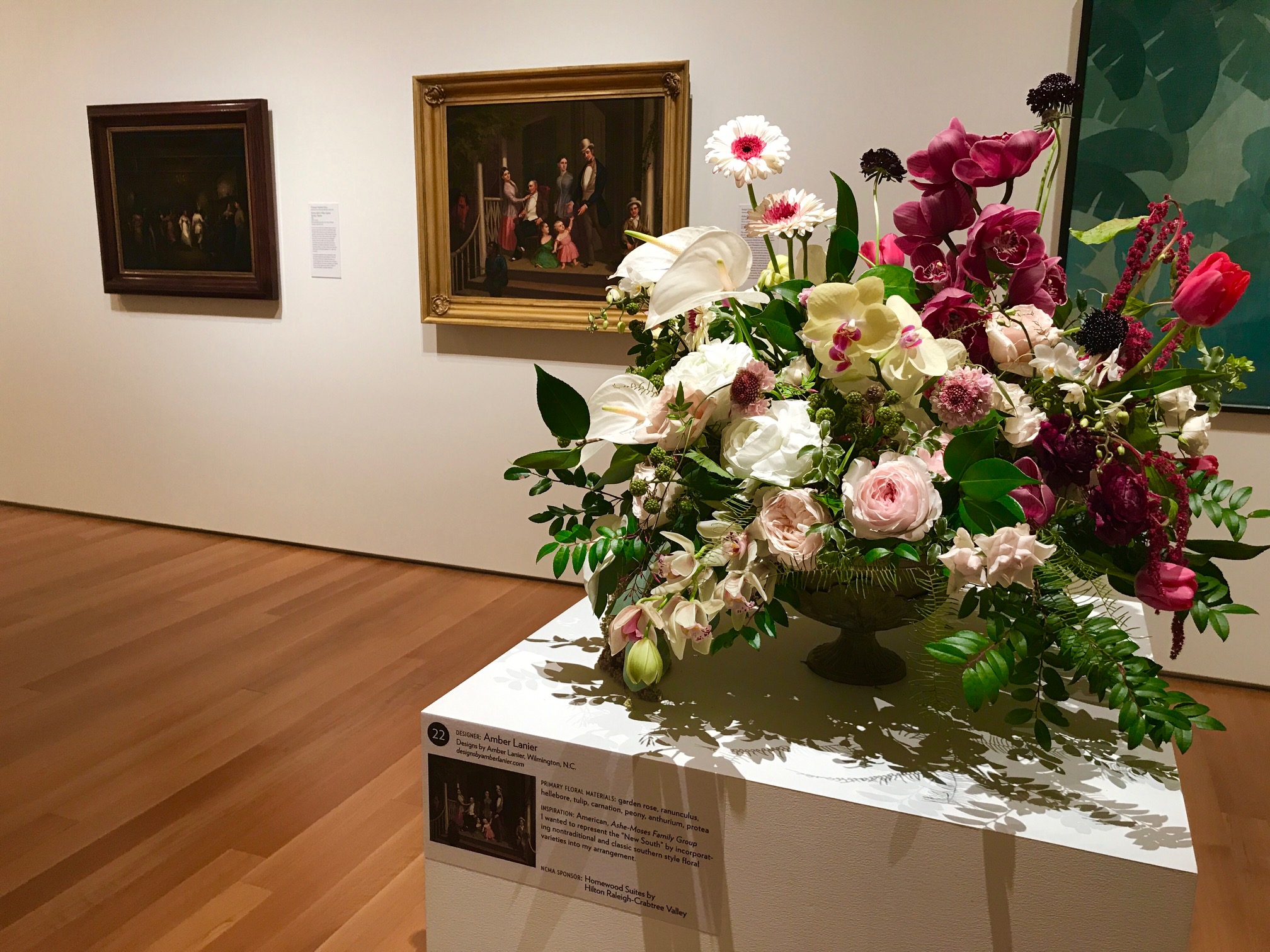 The Art in Bloom event celebrates the start of spring.
