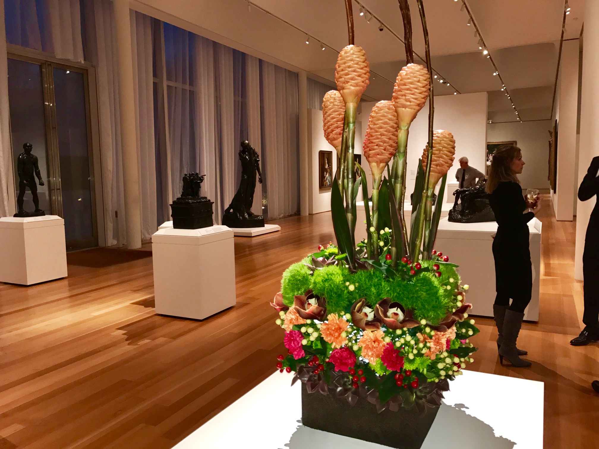 The Art in Bloom event celebrates the start of spring.