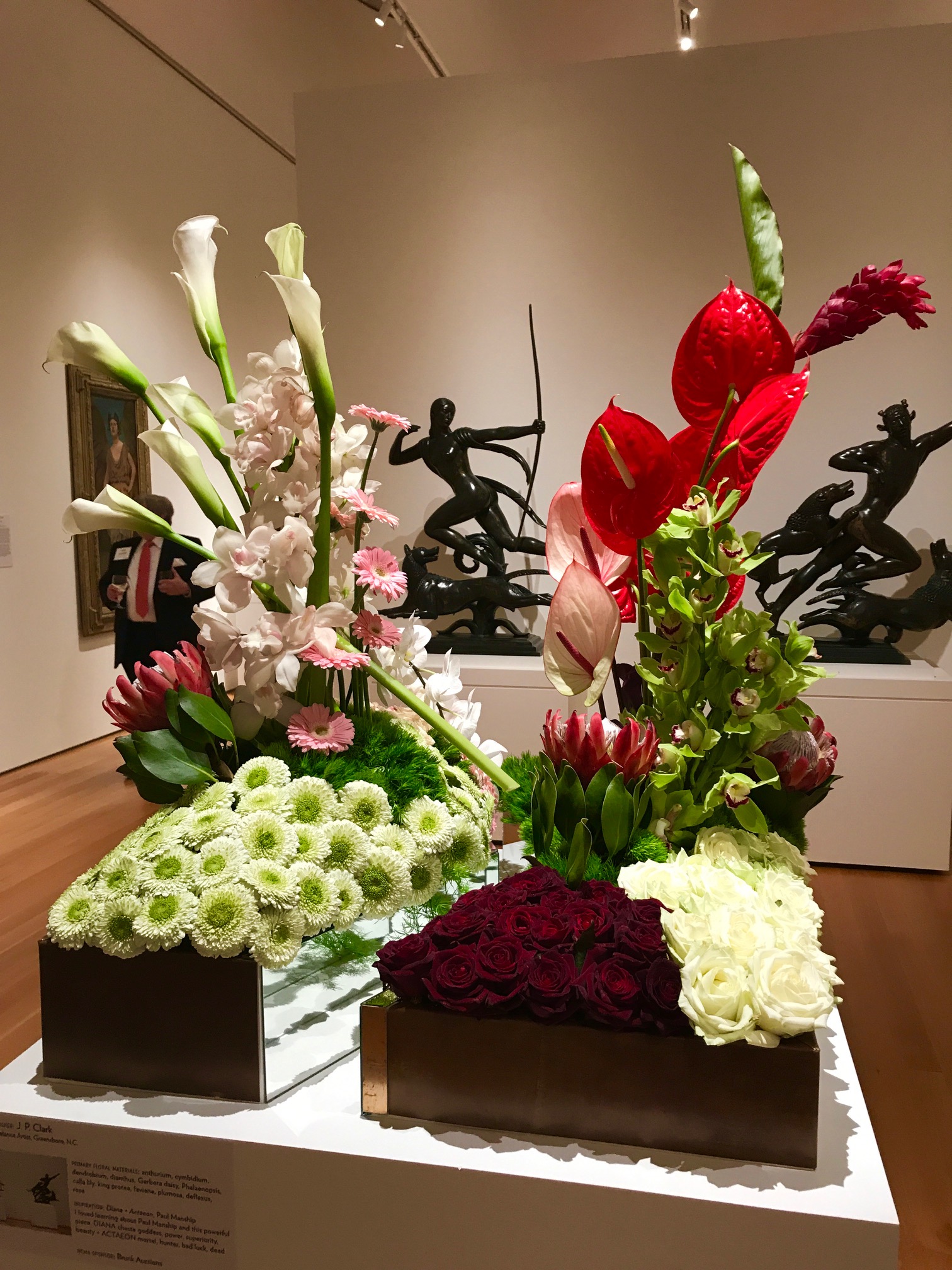 The Art in Bloom event celebrates the start of spring.