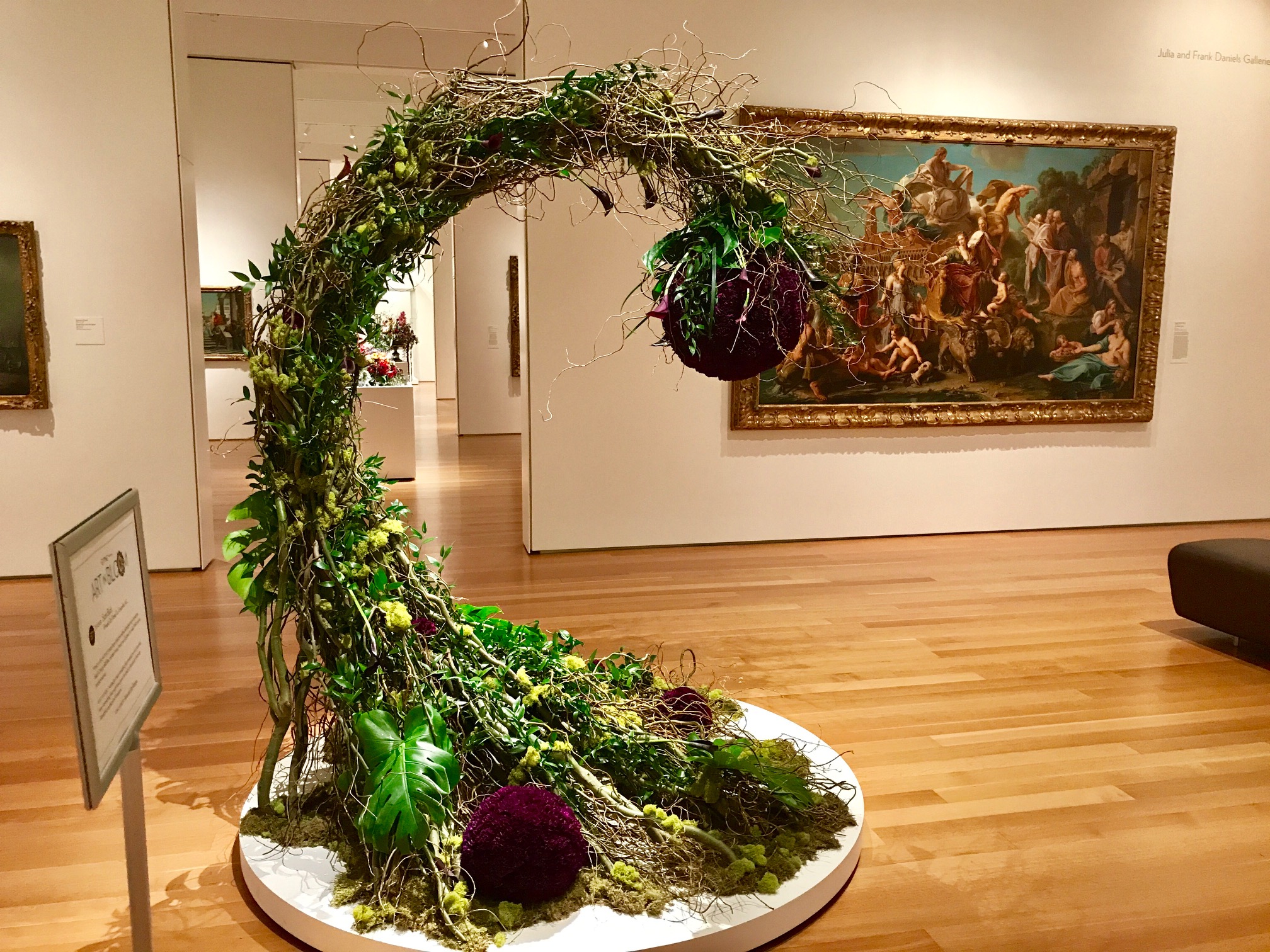 The Art in Bloom event celebrates the start of spring.