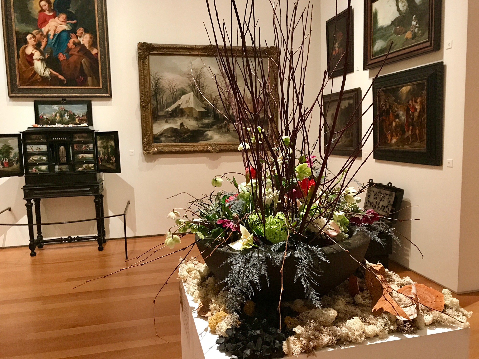 The Art in Bloom event celebrates the start of spring.