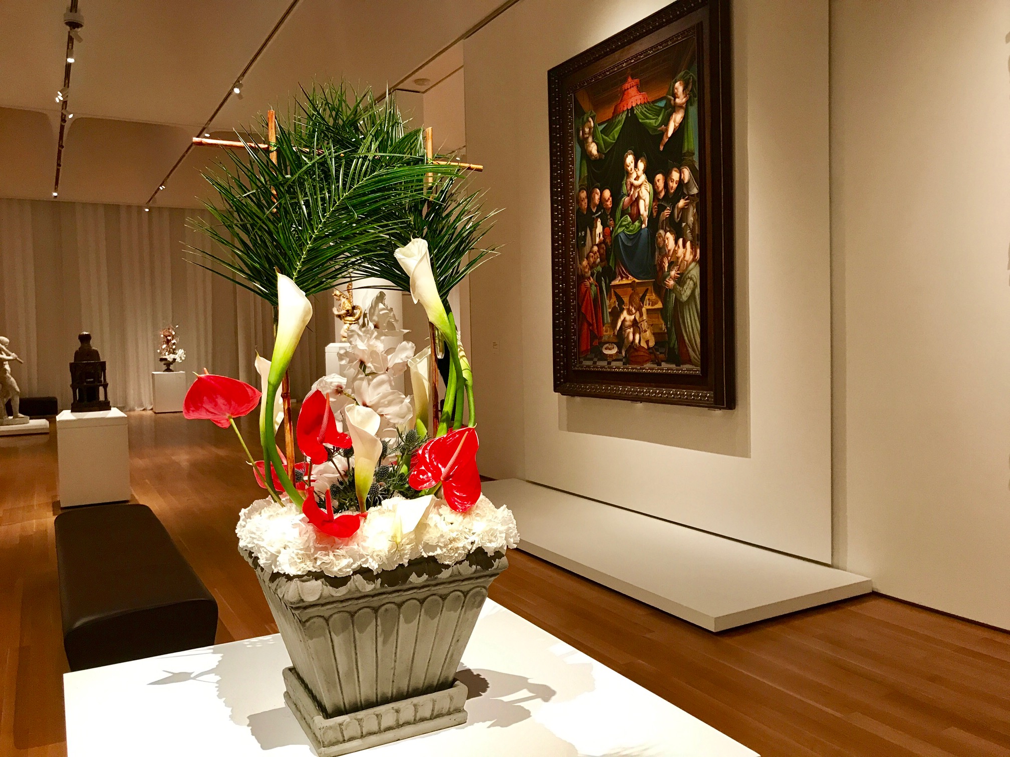 The Art in Bloom event celebrates the start of spring.