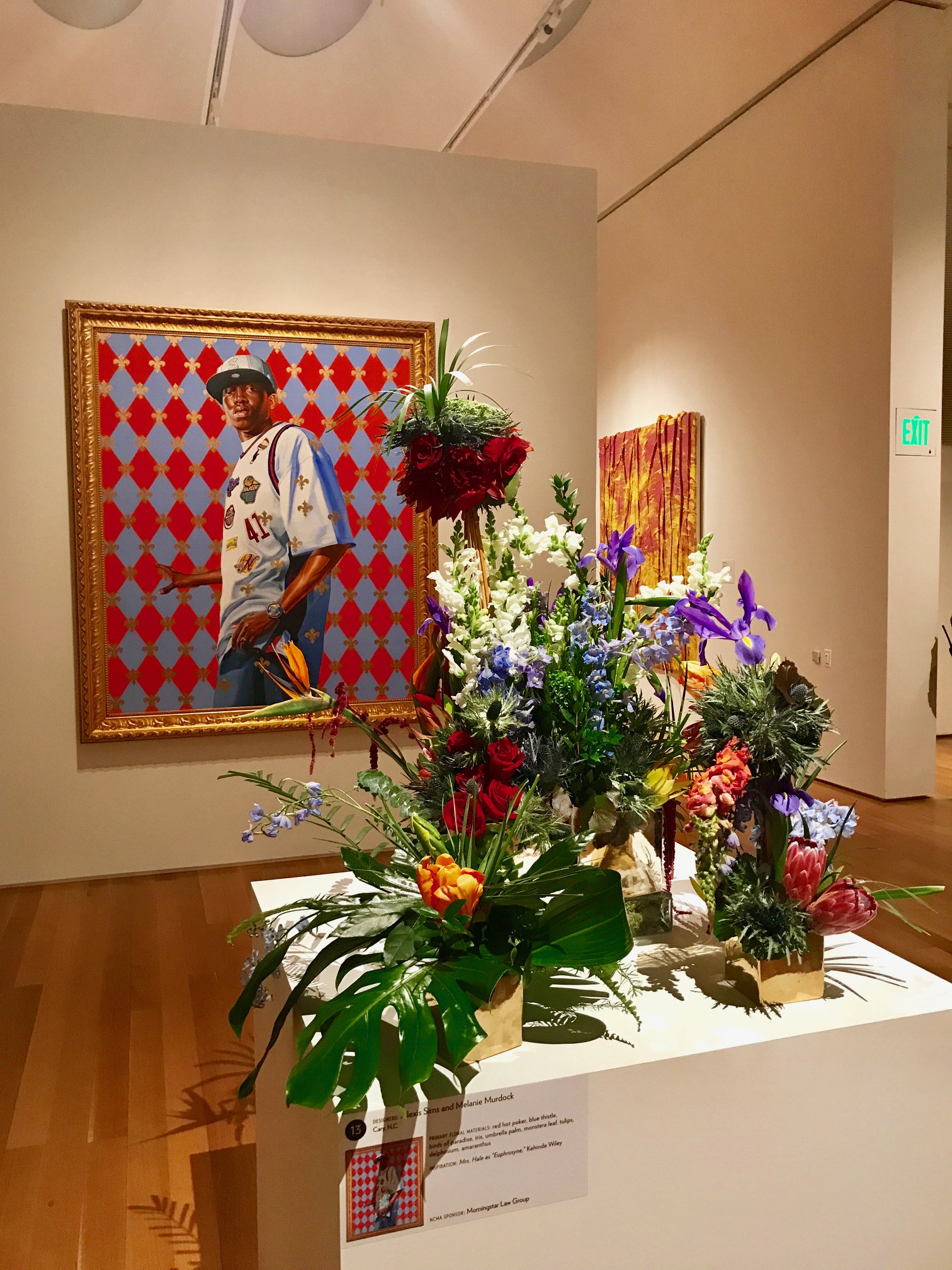 The Art in Bloom event celebrates the start of spring.