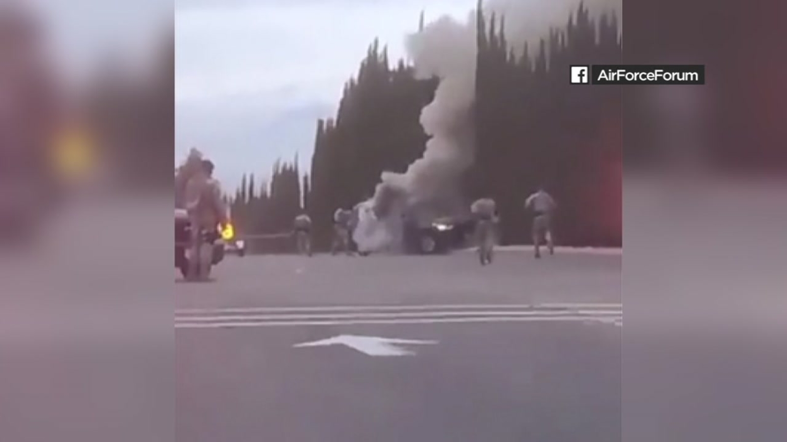 Witnesses describe 'explosive' crash at Travis Air Force Base - ABC7 ...