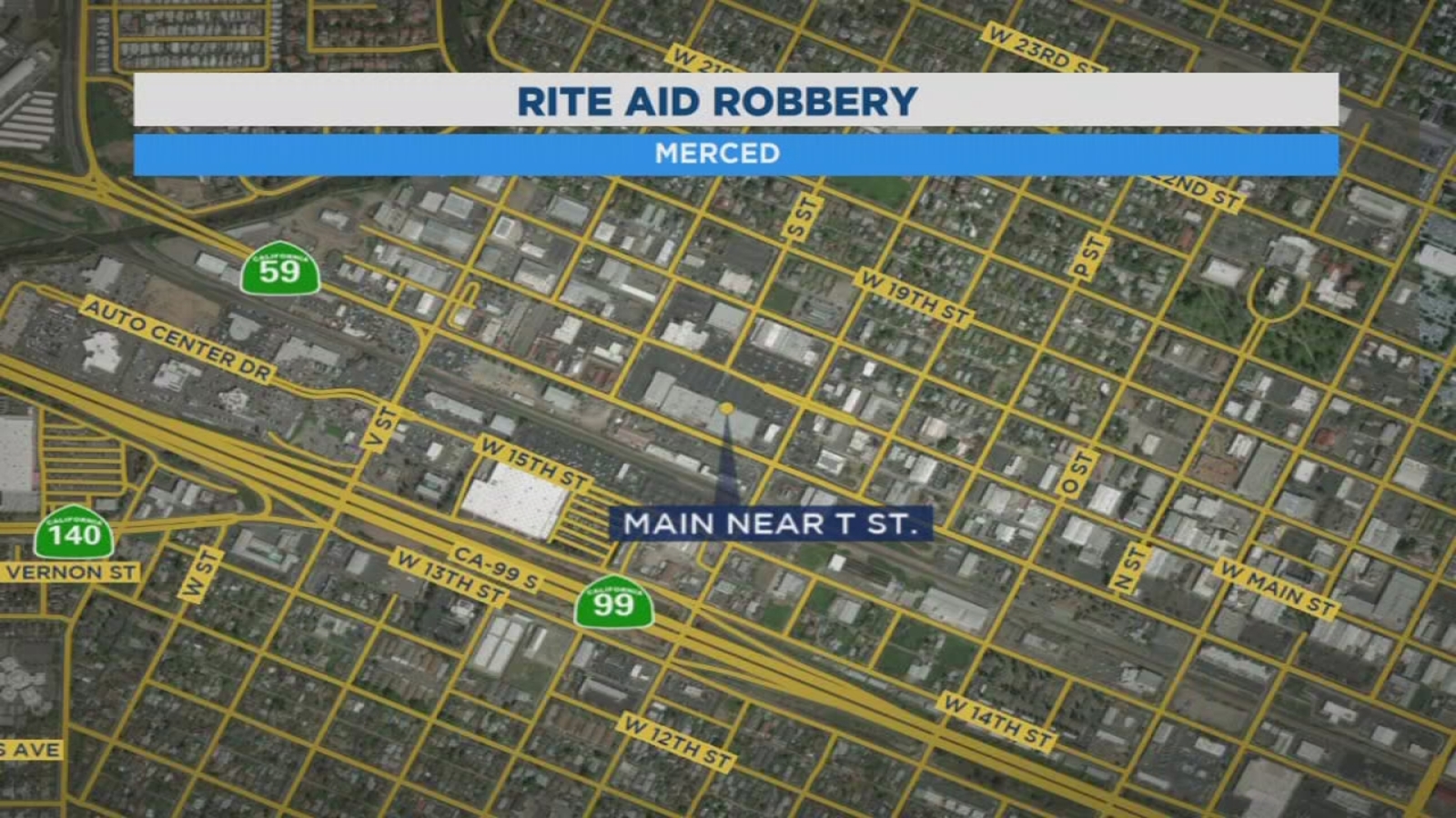 2 people arrested after they rob a pharmacy in Merced and lead police