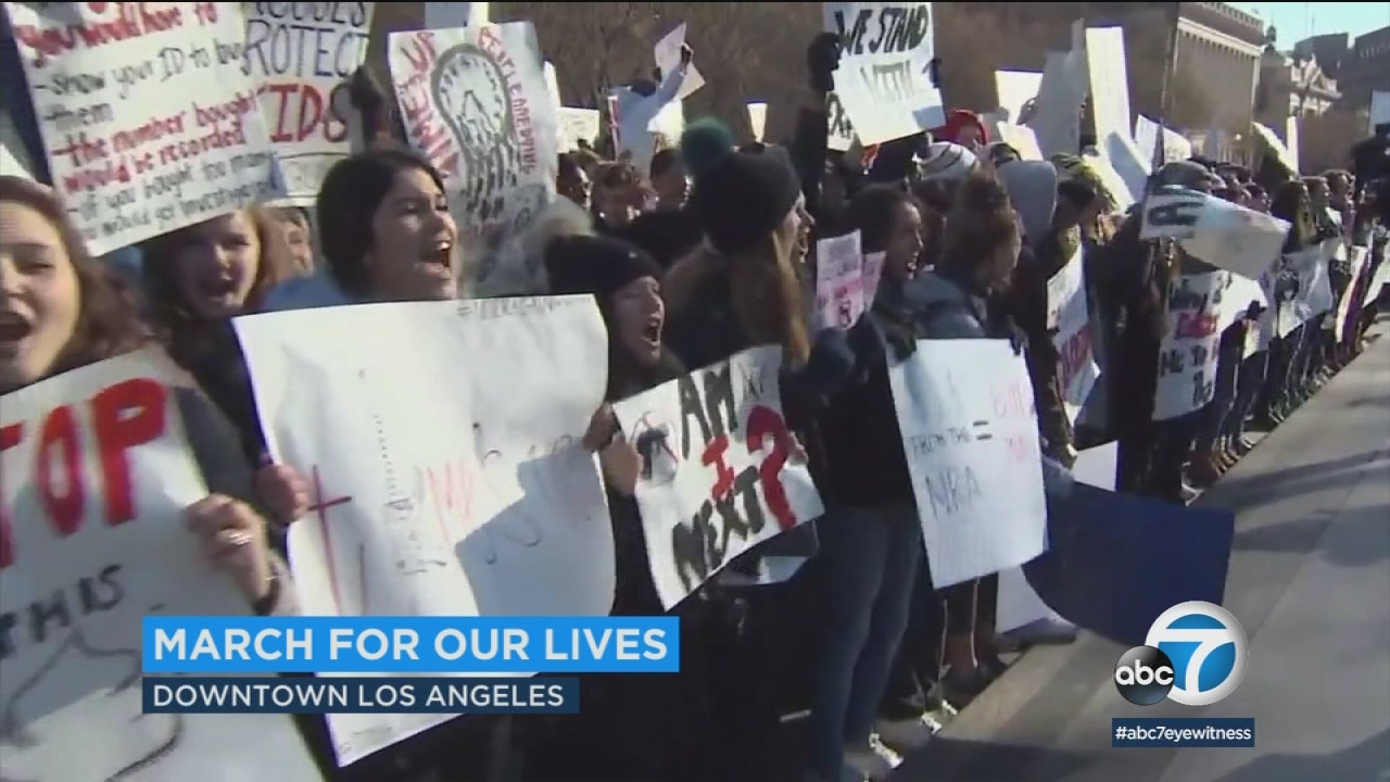 60K expected to attend March for Our Lives rally in downtown LA