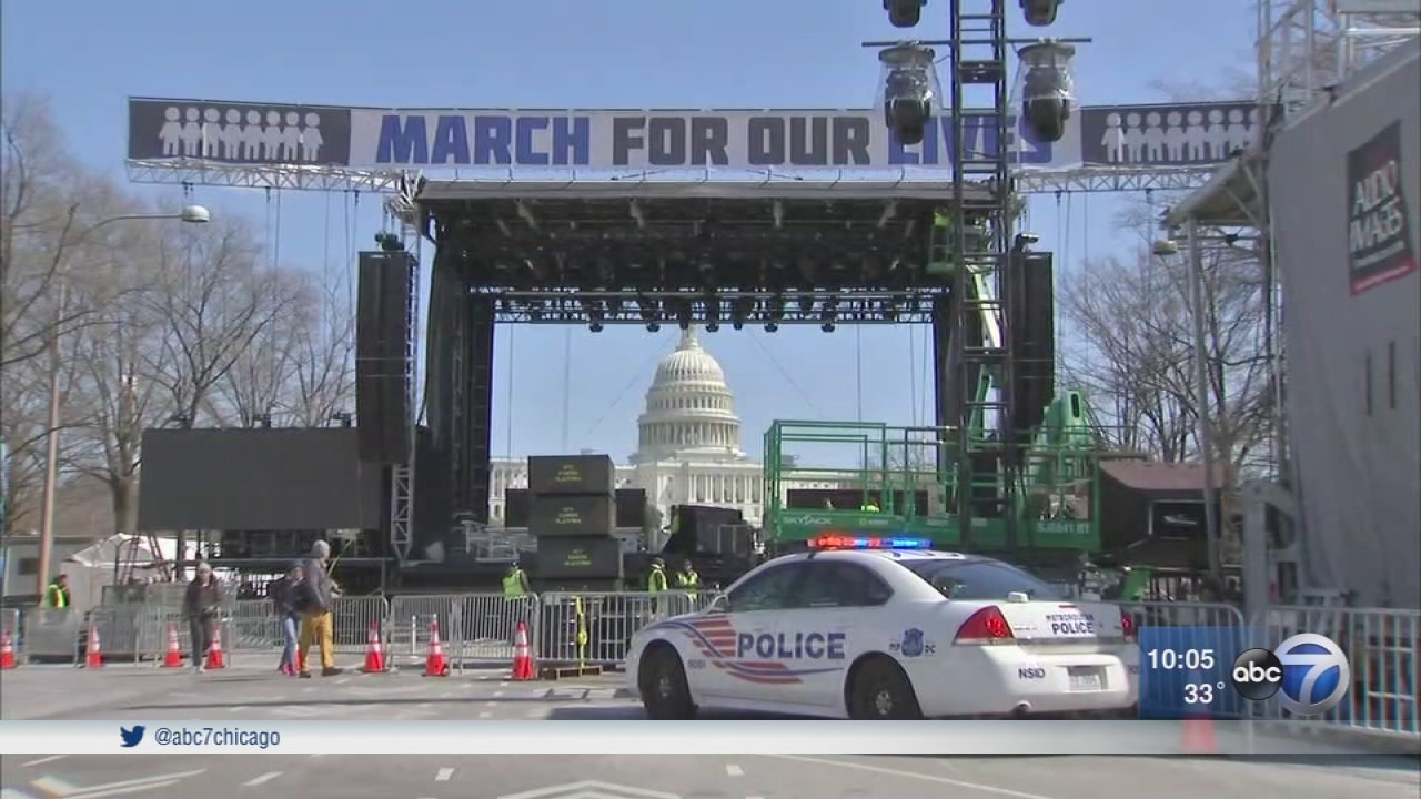 Chicago students in city, D.C. prepare for March for Our Lives 2018 rally