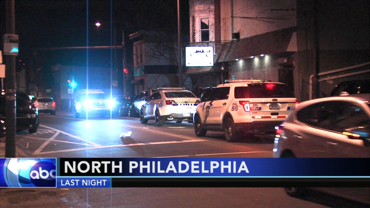 Police investigate double shooting outside North Philadelphia restaurant