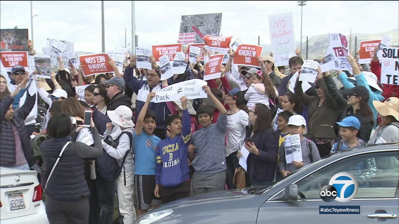 Protesters blast OC homeless tent city plan