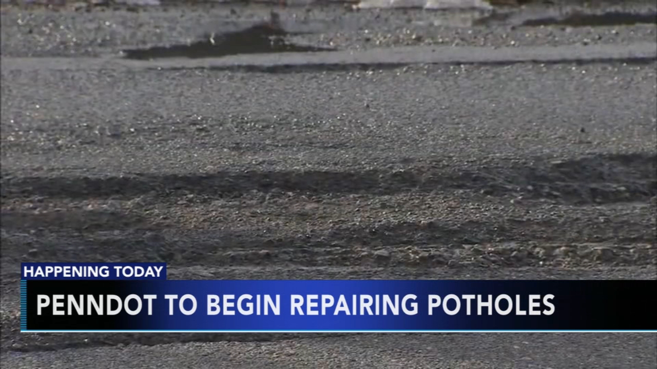 PennDOT to begin repairing potholes