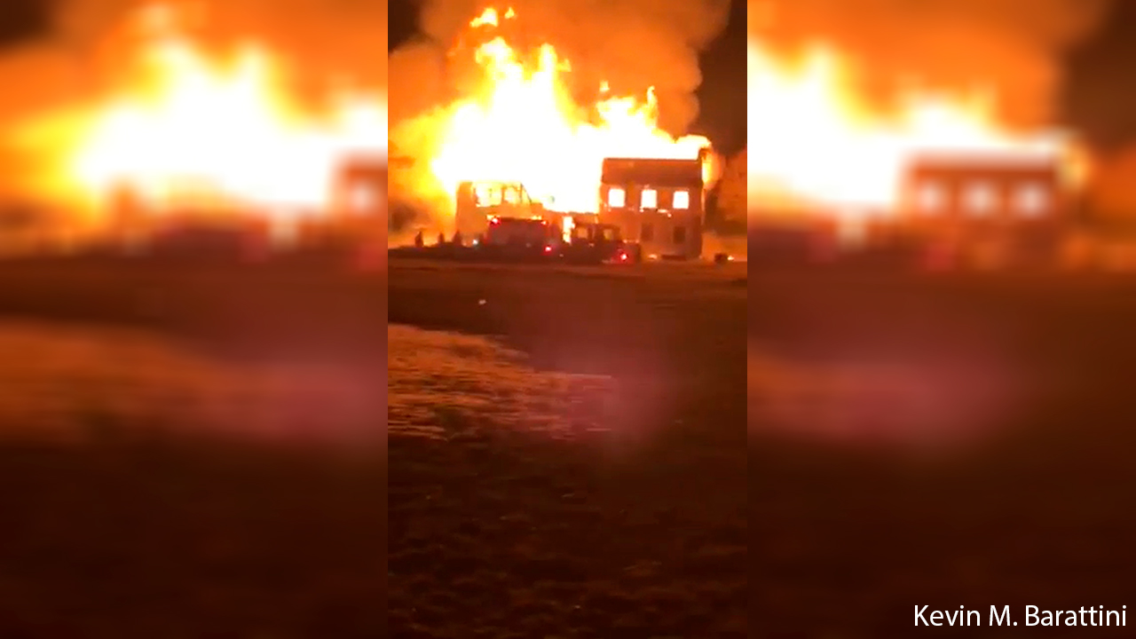 Fire engulfs historic Ebo Hill mansion in Smithtown