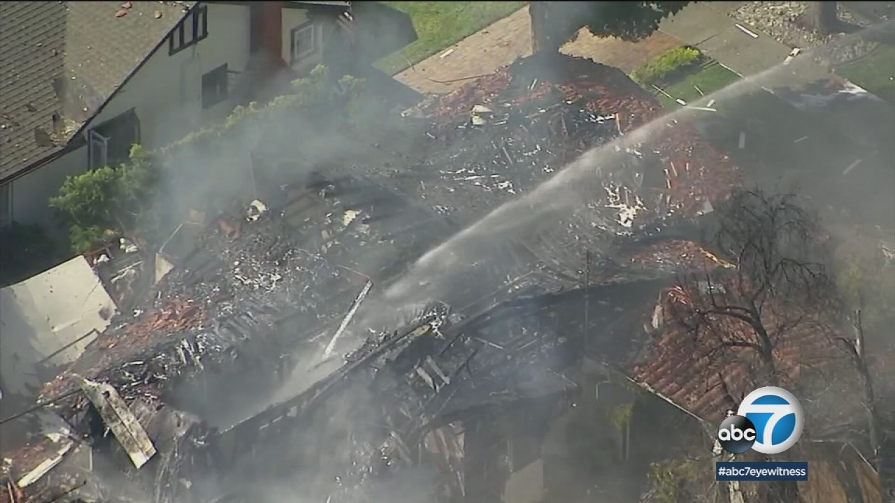 Claremont home explodes, catches fire