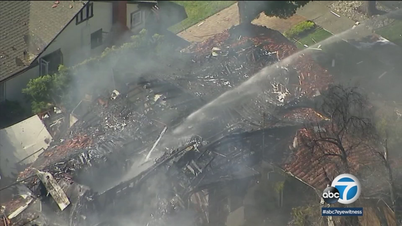 Claremont home rocked by explosion, fire; no injuries reported ABC7 Los Angeles