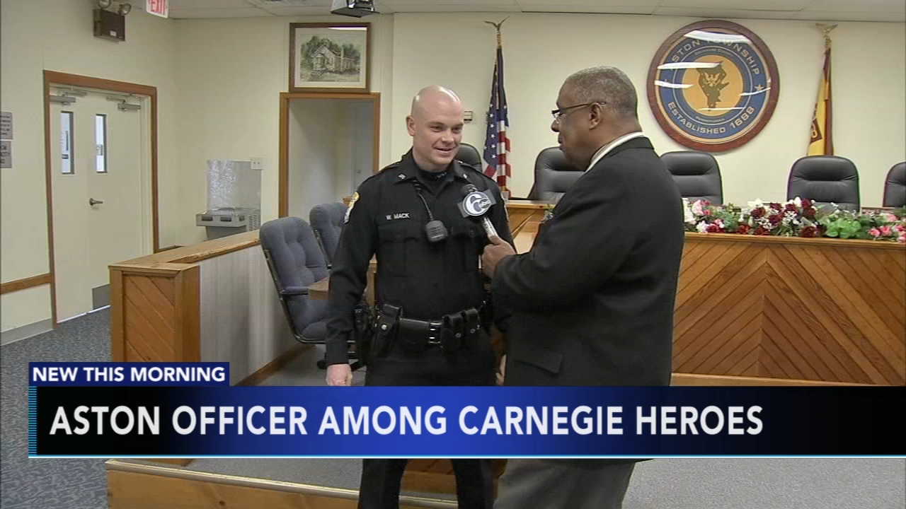 Aston officer among Carnegie Heroes