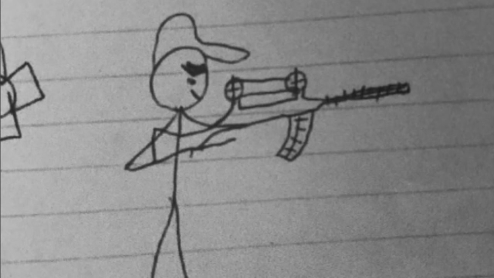 Student suspended for drawing stick figure with gun