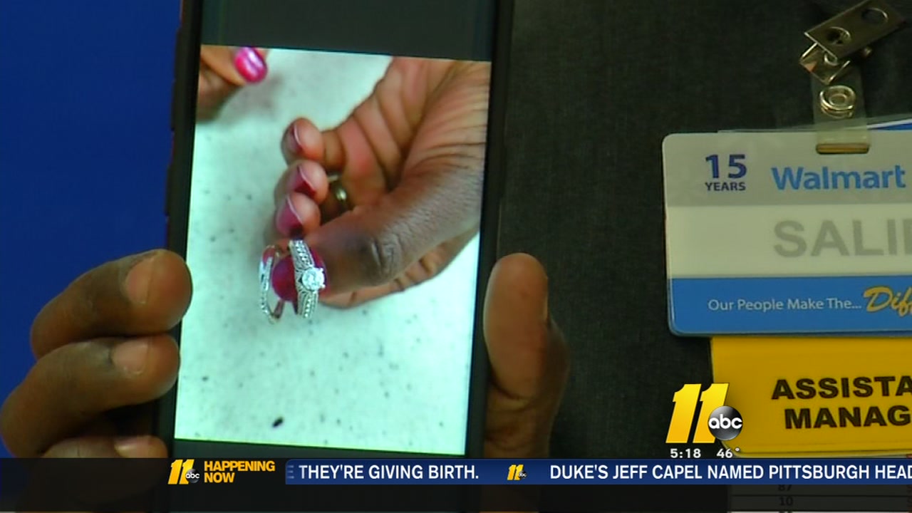 Walmart rewards woman for returning ring