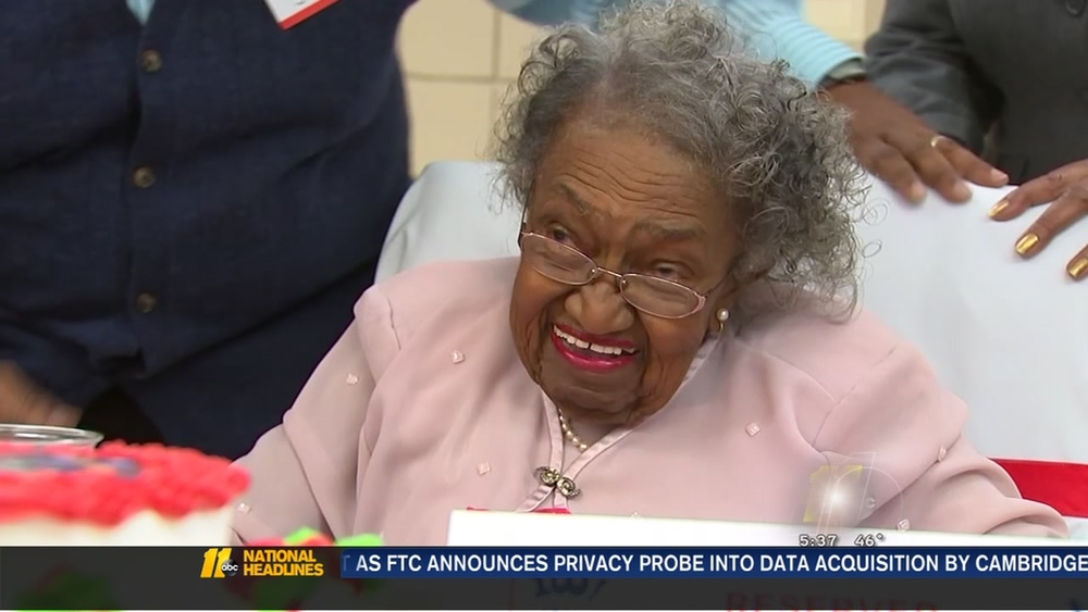 Durham exercise enthusiast celebrates 100th birthday
