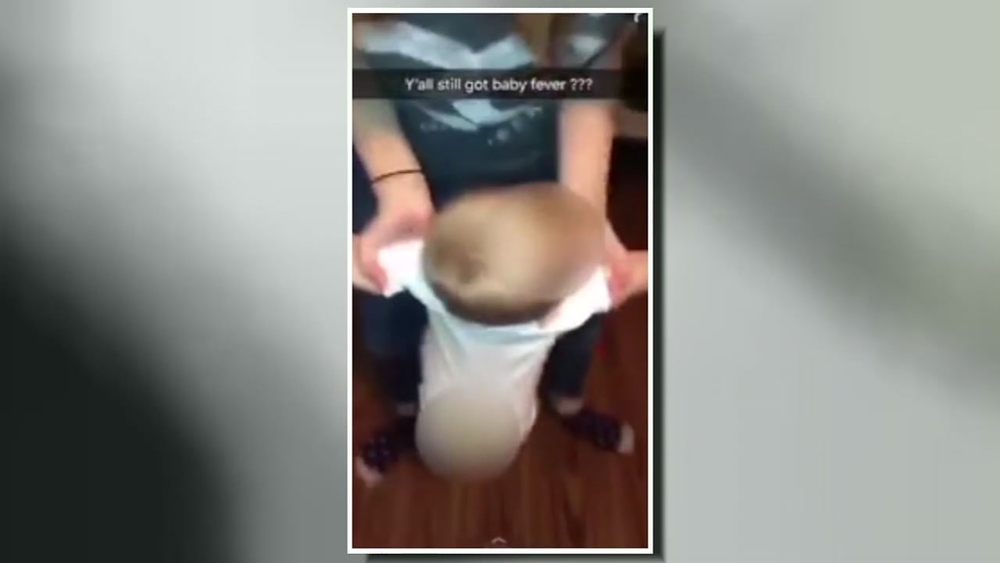 Snapchat videos show baby covered in feces at daycare