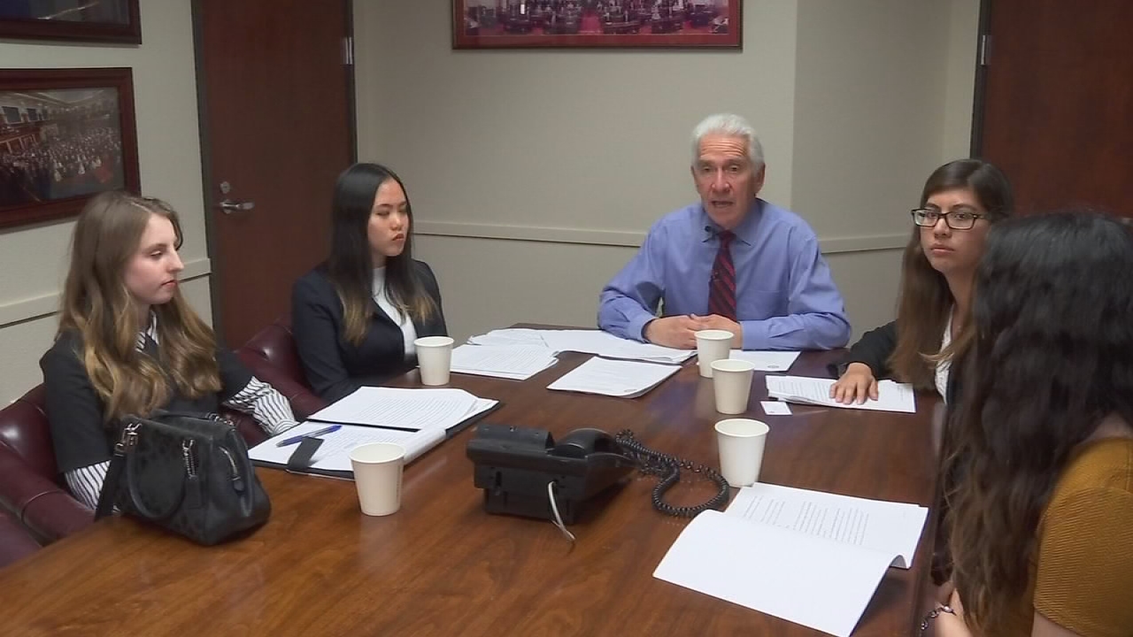 Local students pushing for stricter gun laws meet with Rep. Costa