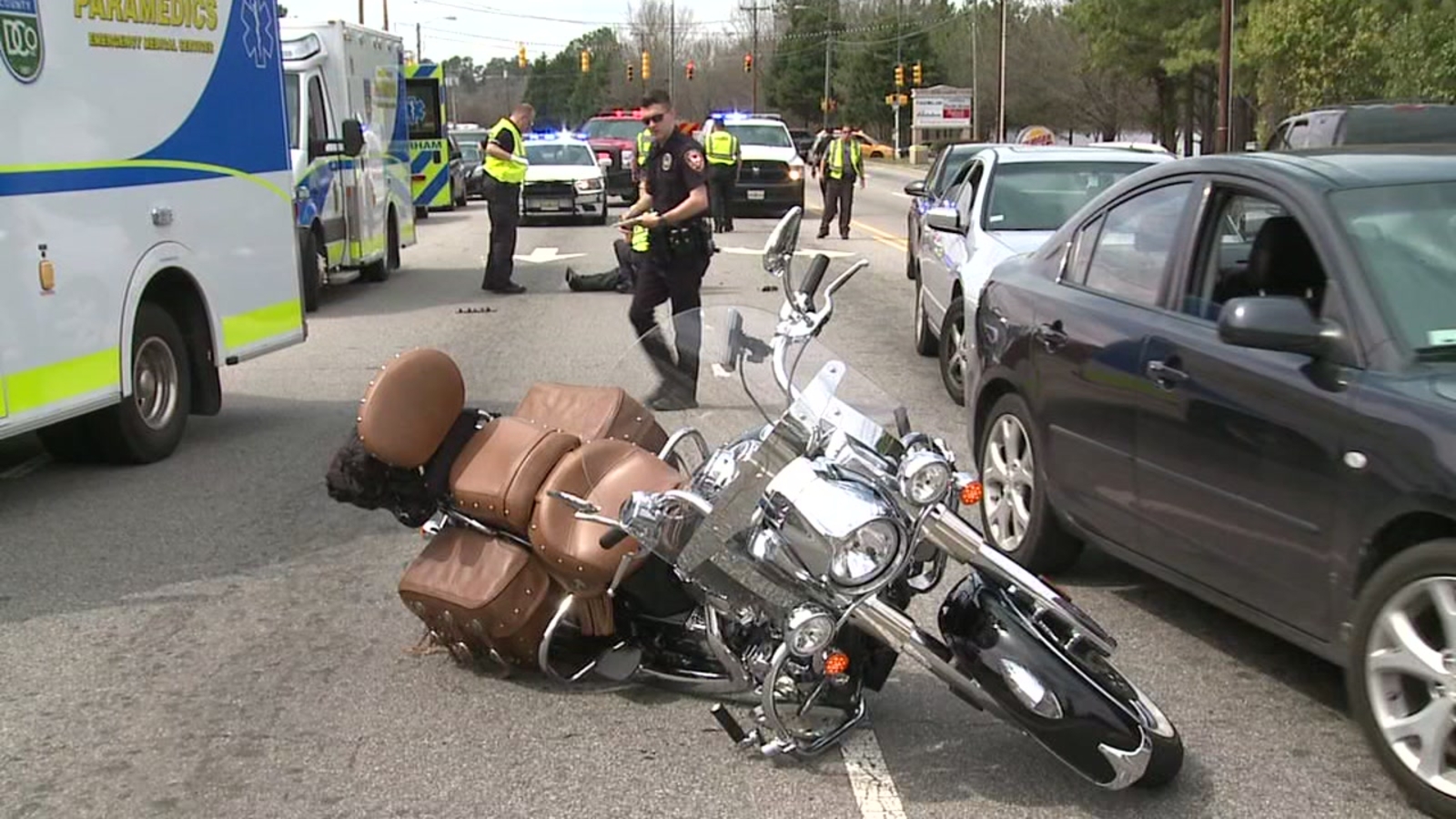 Two hurt in Durham when motorcycle strikes pedestrian ABC11 RaleighDurham