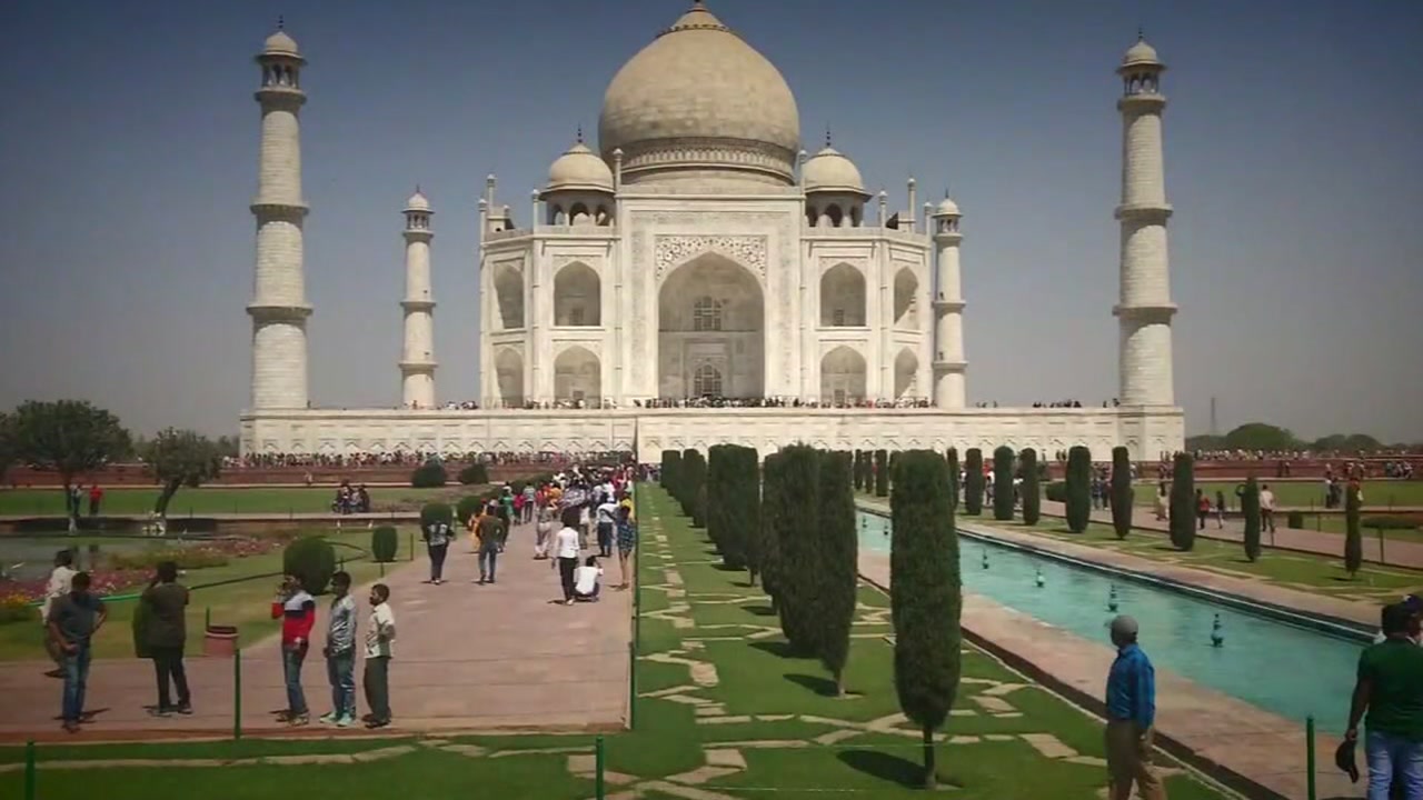 'Impressive beyond words': Texas governor visits the Taj Mahal