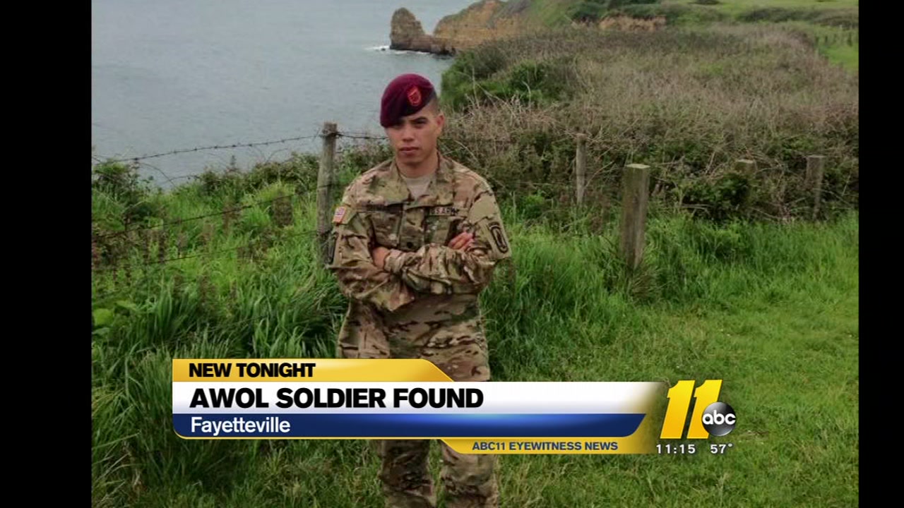 AWOL soldier found safe