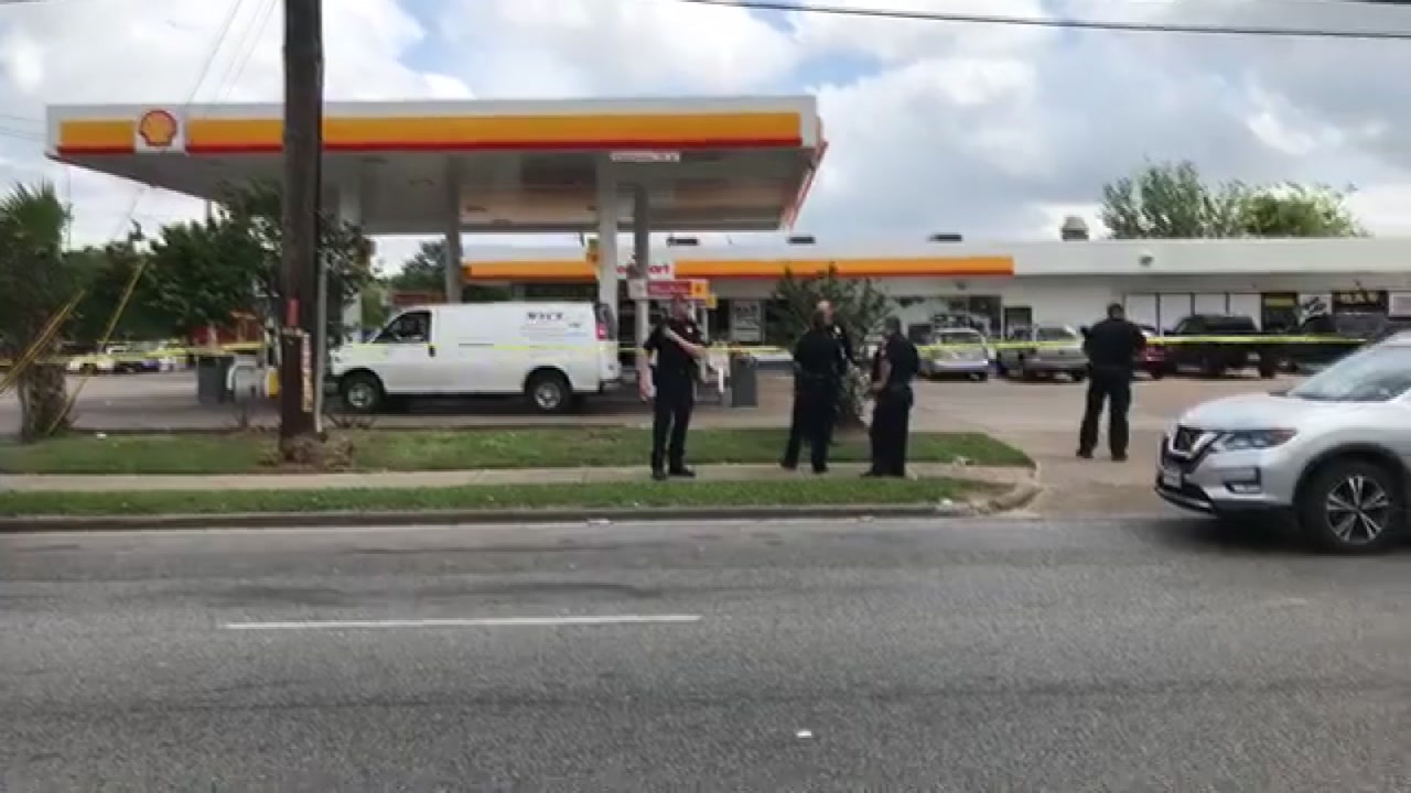 Kevin Quinn reports, at least one shot at gas station at Cullen at the loop