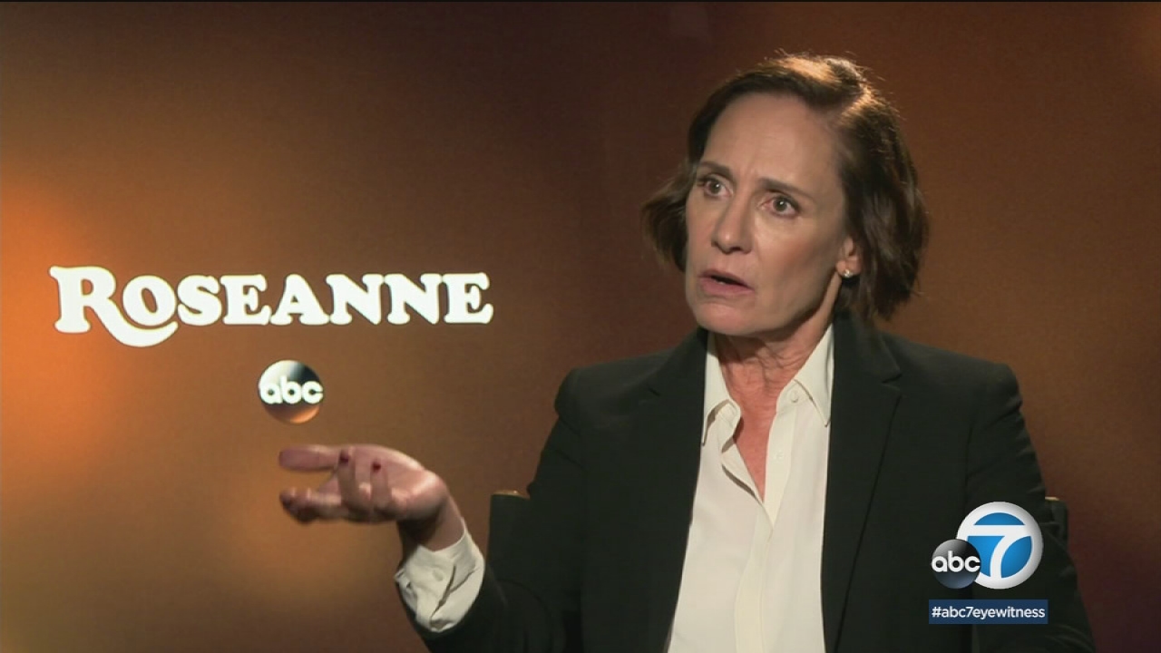 Actress Laurie Metcalf happy to return to her TV family on 'Roseanne'