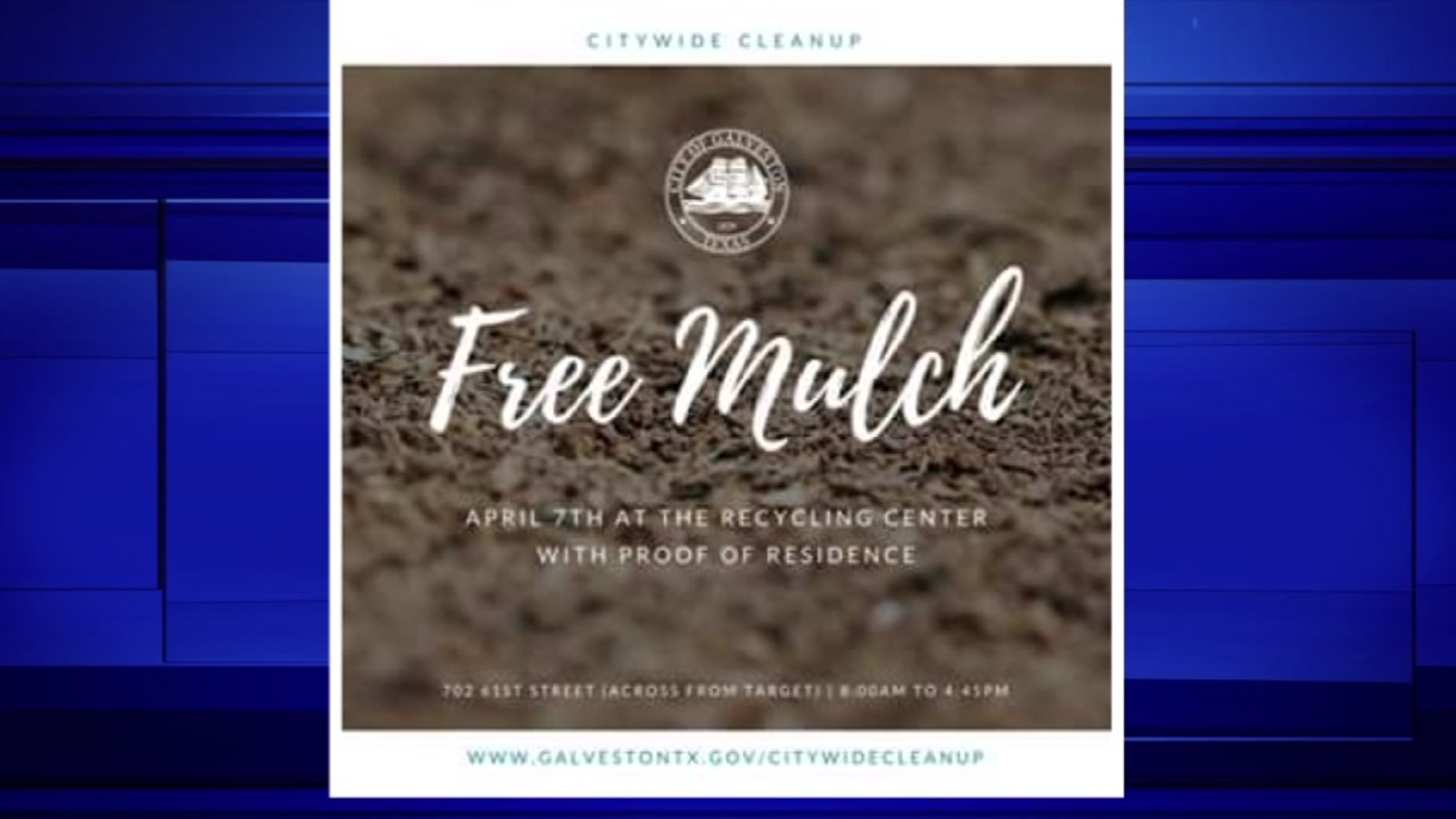 Yard work plans this weekend? Get free mulch in Galveston ABC13 Houston