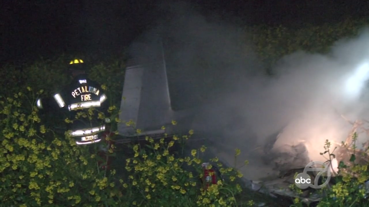 Pilot killed in Petaluma plane crash during storm