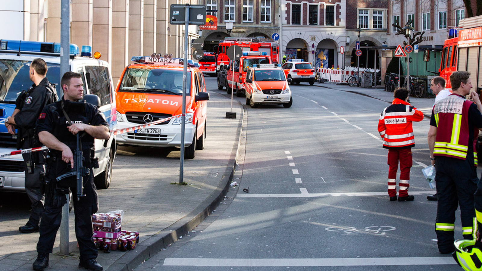 Vehicle crashes into crowd in German city, some dead - ABC13 Houston