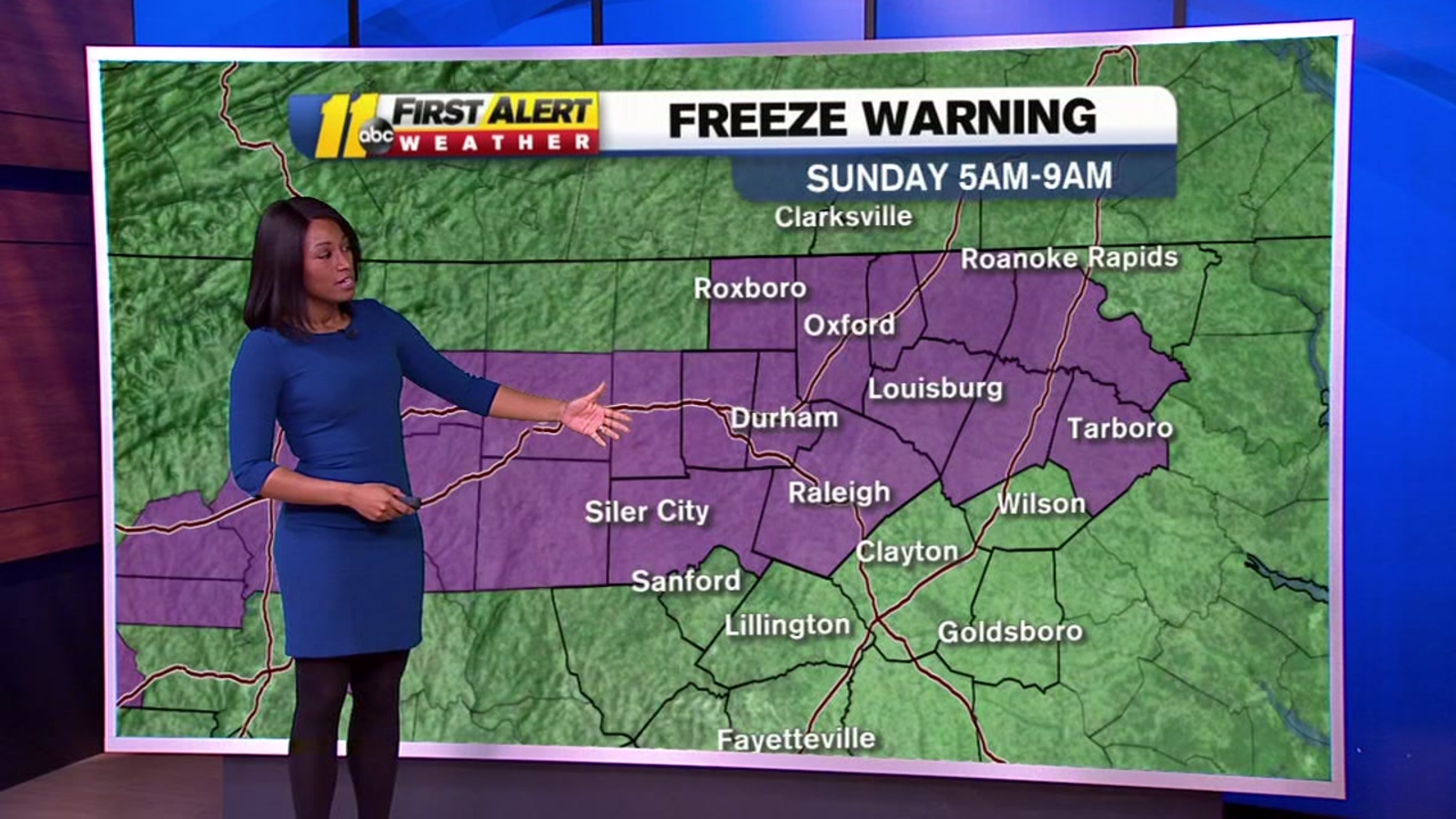 Cold rain continues into Sunday - ABC11 Raleigh-Durham