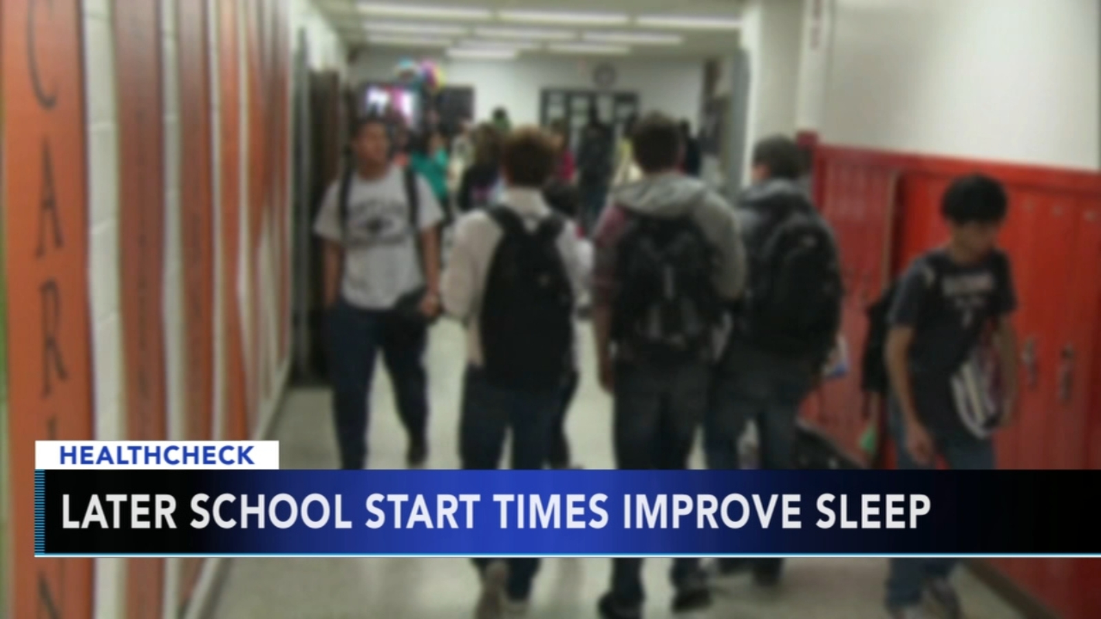 Researchers Later school start times helps teens sleep better ABC13