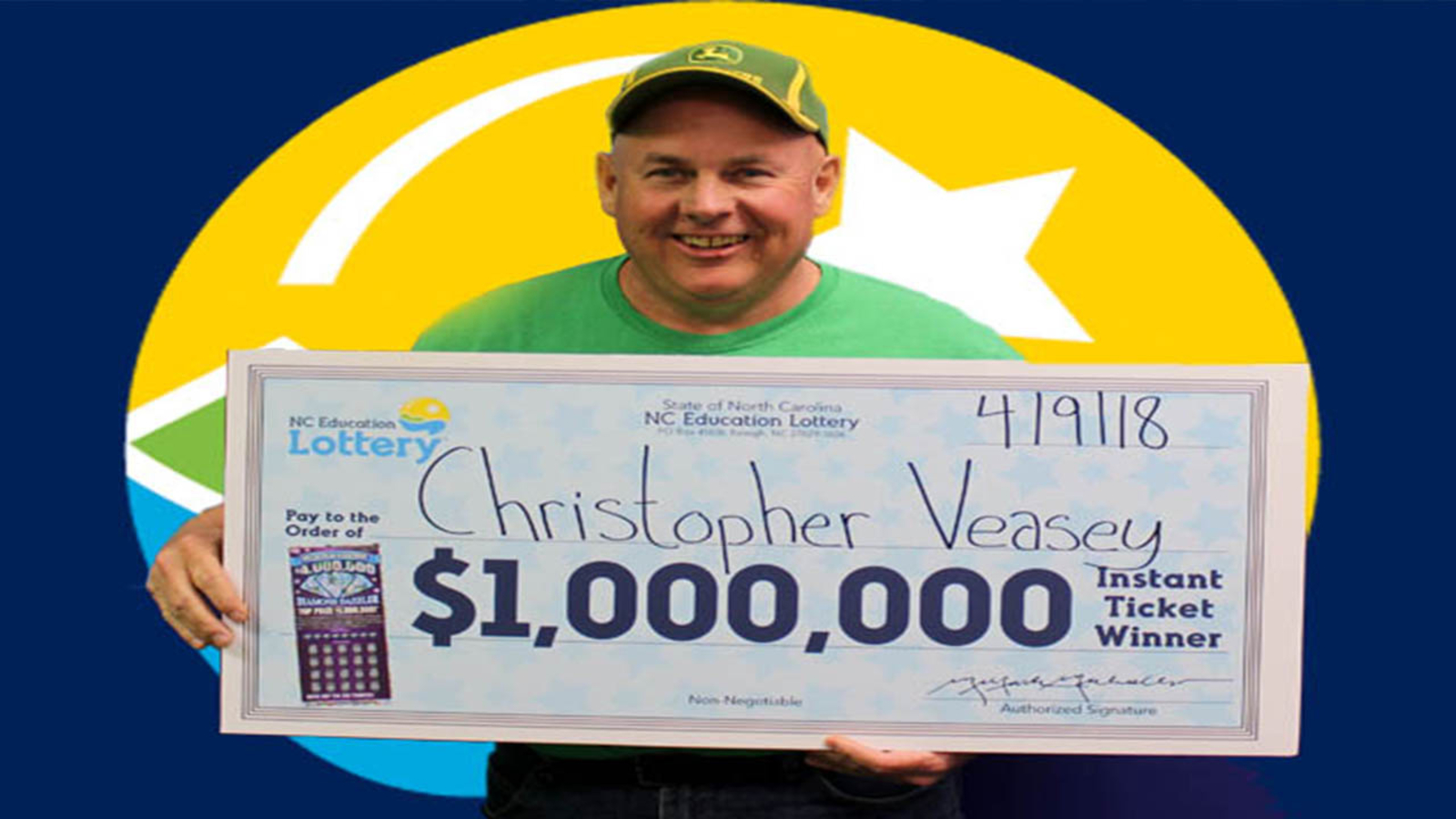 Creedmoor man celebrates 1 million scratchoff win by drinking