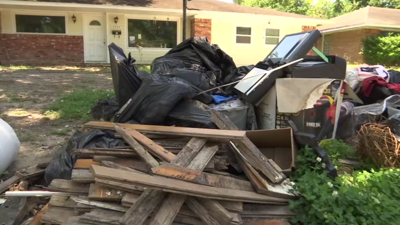 Dickinson Harvey victims threatened with fines over storm debris