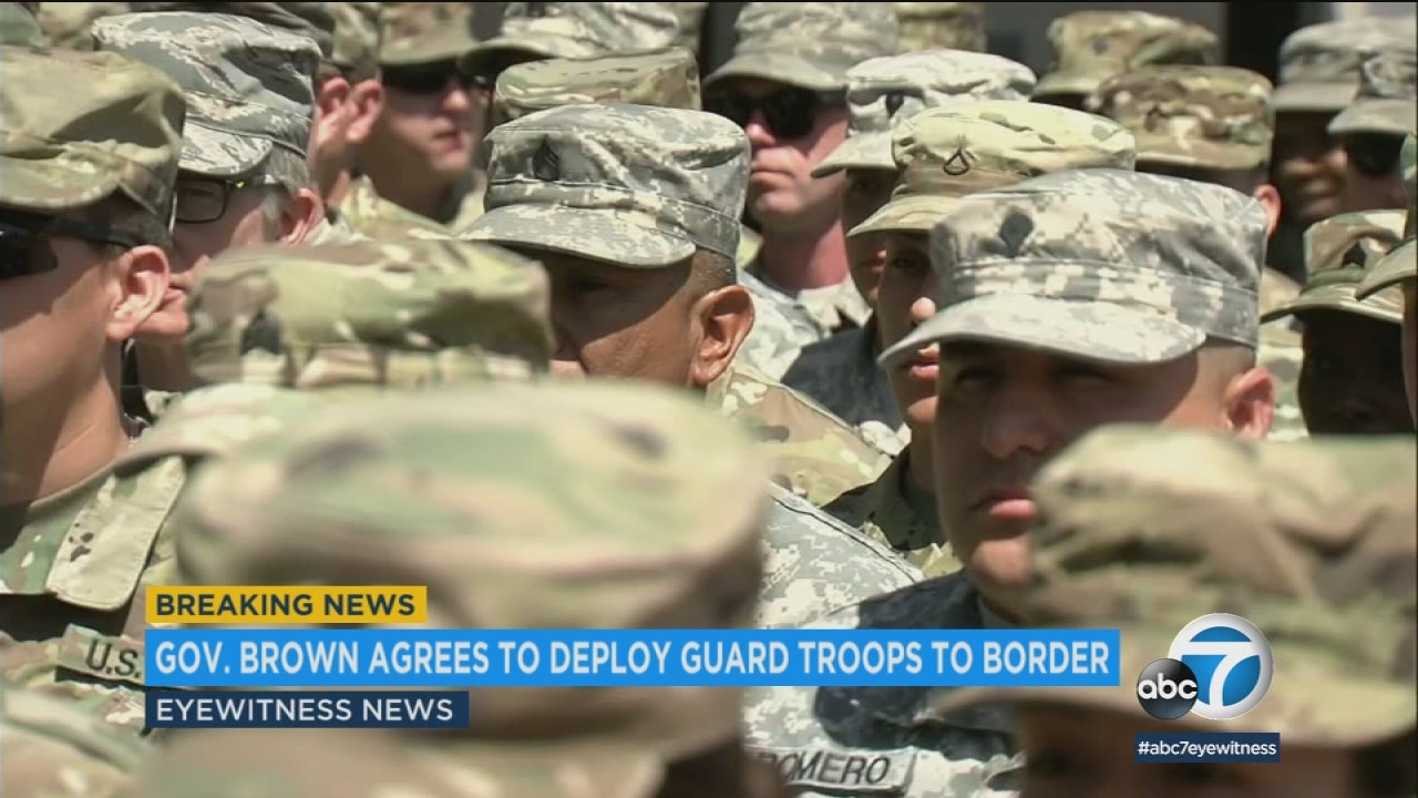Gov. Brown OKs limited troop deployment for Trump's request