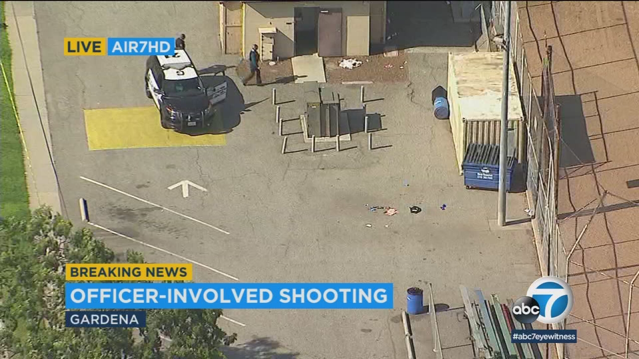 Officer-involved shooting reported at Gardena park