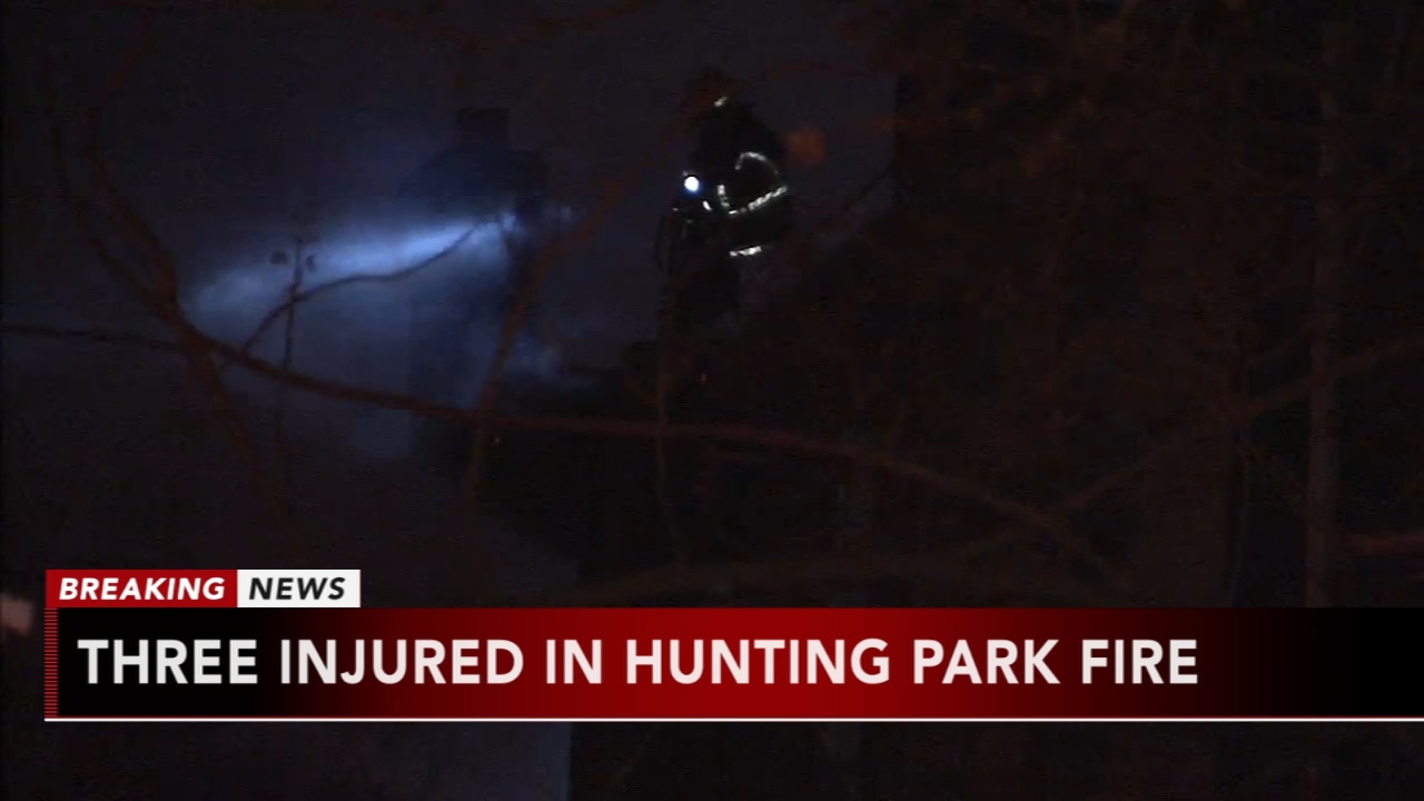 3 injured in Hunting Park fire