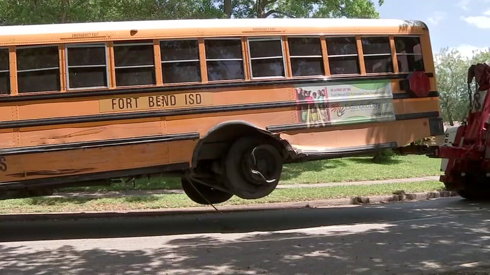 5 students injured in Fort Bend ISD school bus accident - ABC13 Houston