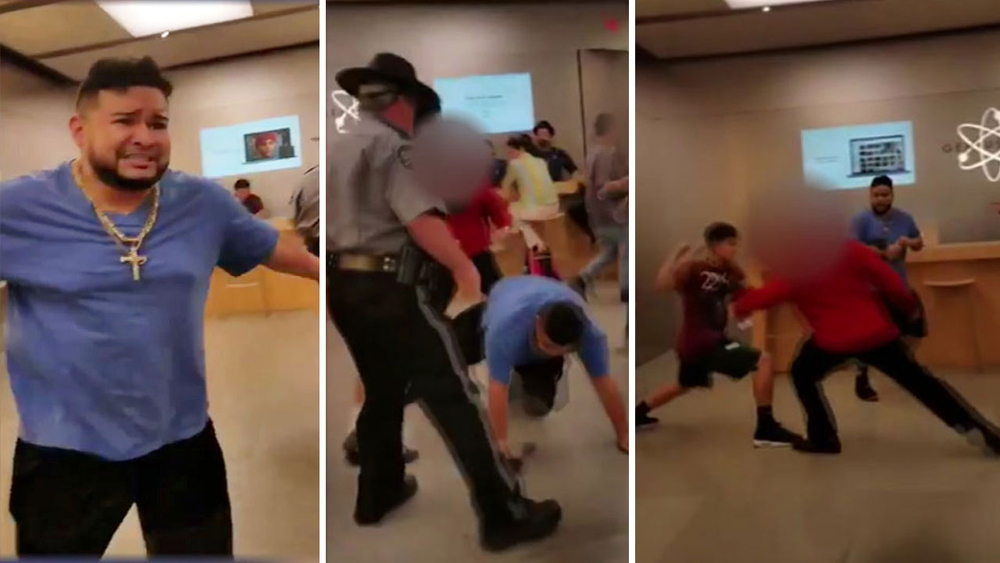 Wild brawl breaks out at Apple Store at Baybrook Mall