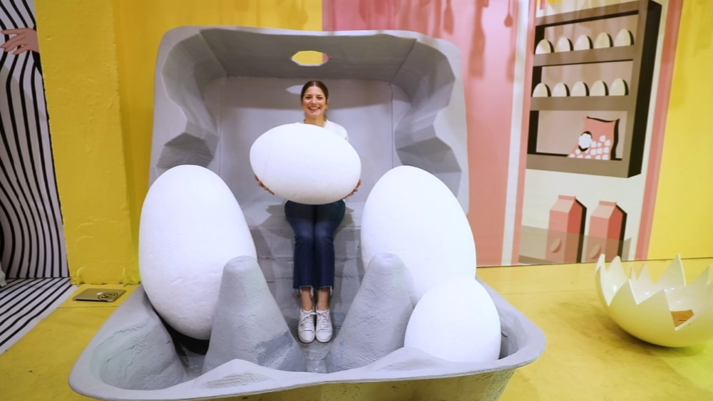 Egg-cellent insta-worthy pop up for the ultimate egg-venture