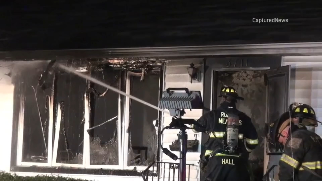 Rolling Meadows house fire injures elderly woman, son