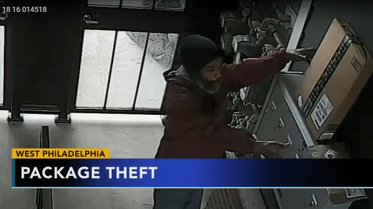 Man sought in West Philadelphia package theft