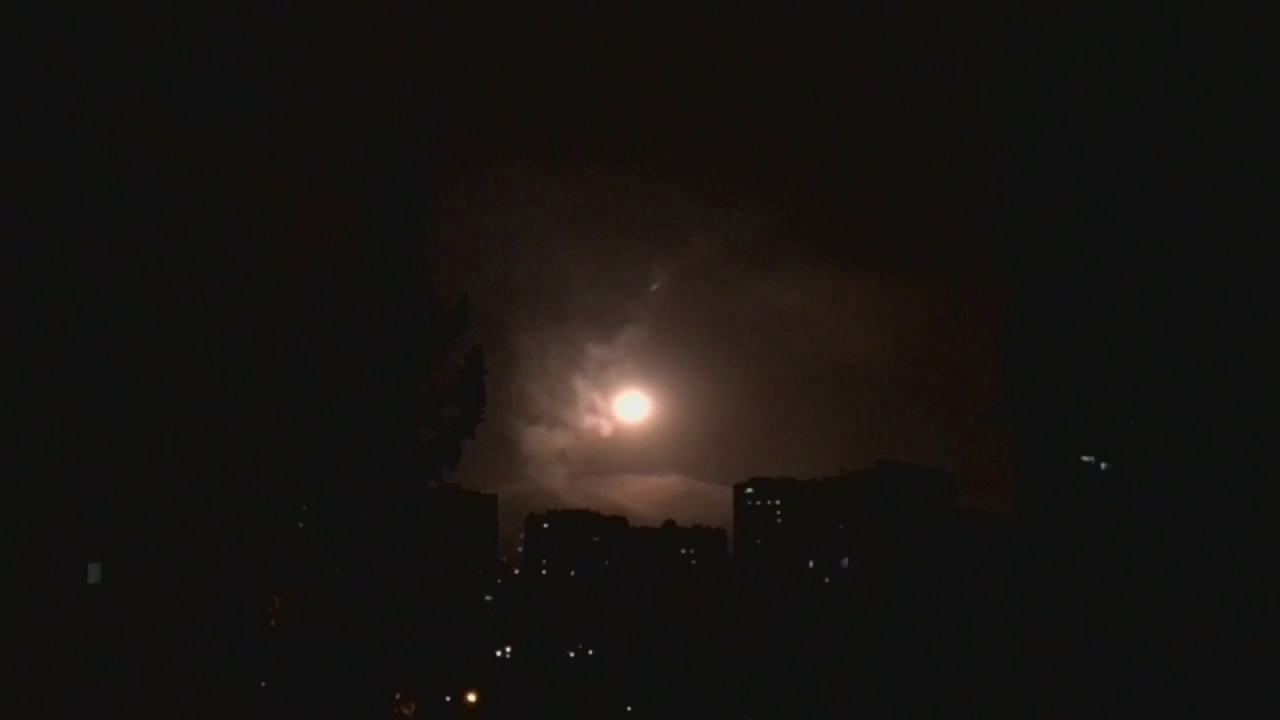 US, allies attacking Syria in retaliation for chemical weapons use