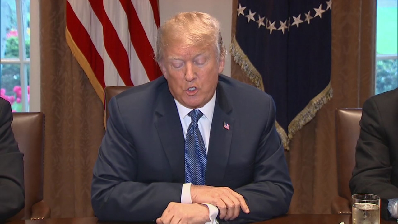 President Trump vows to back law to protect marijuana industry
