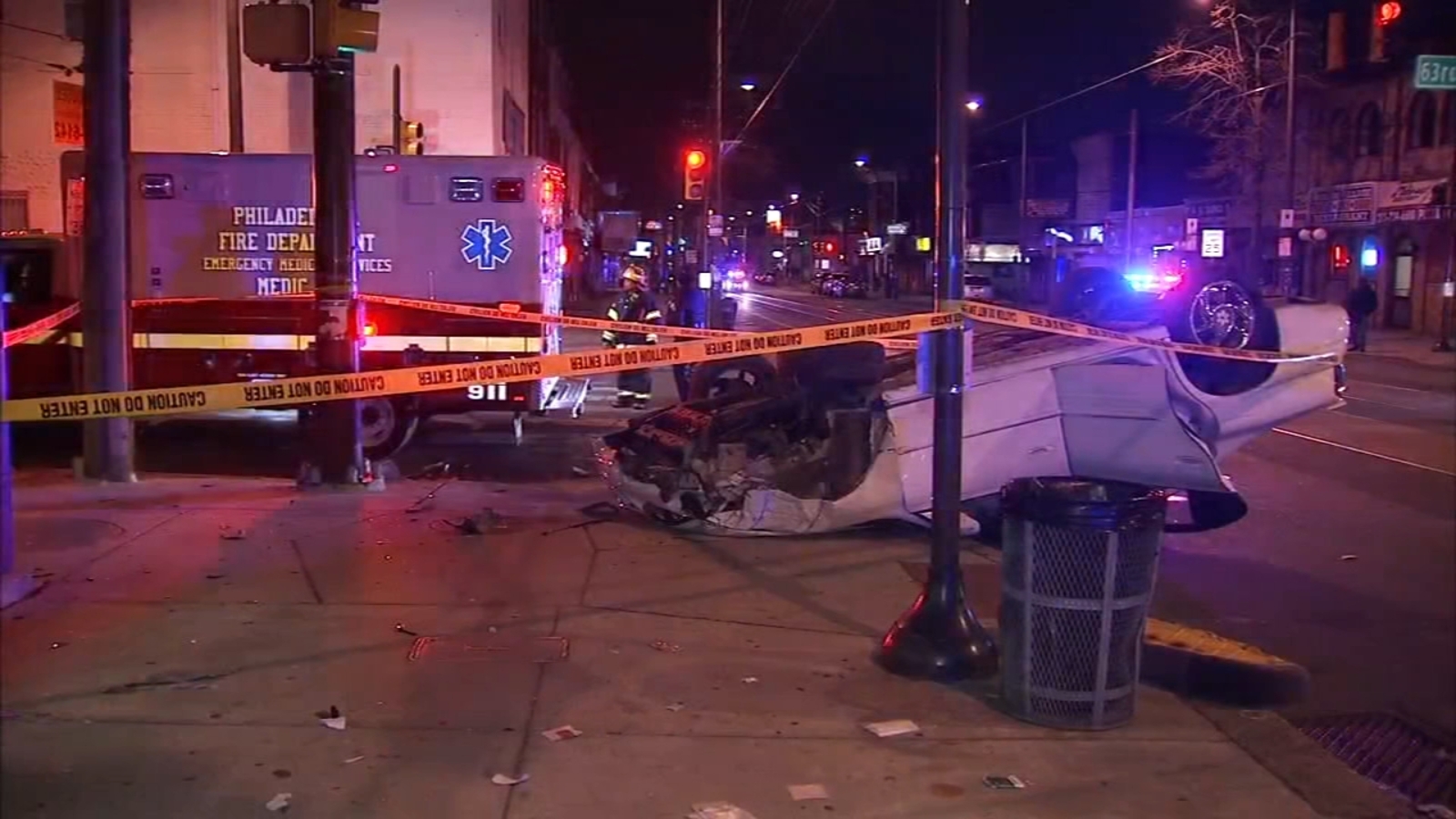 Woman injured in vehicle crash in Southwest Philadelphia - 6abc ...