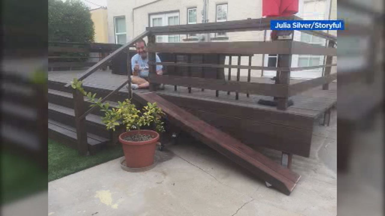 dog ramp for deck stairs