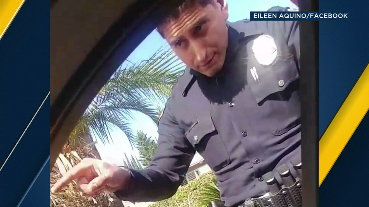 Woman claims West Covina officers hit, kicked husband during traffic stop