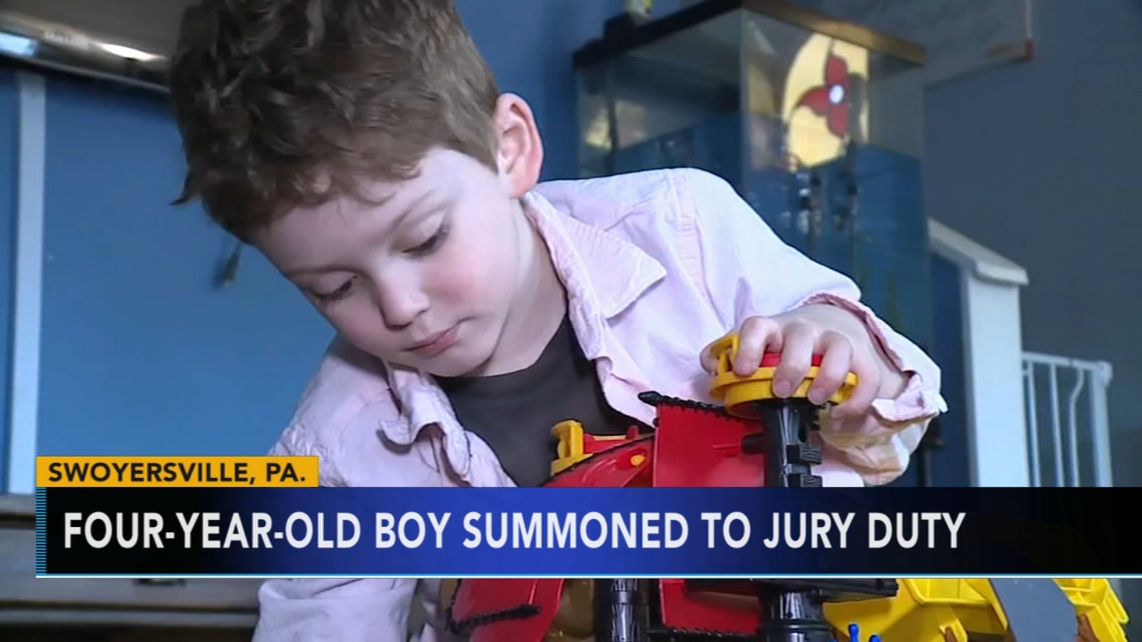 4-year-old boy summoned to jury duty